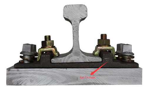 Слабое стальное плечо рельса плиты связи рельса базовых платин литого железа чугунное для систем крепления KPO