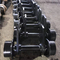 Бросая стальной набор колеса поезда для минируя OEM размера тележки 650mm 450mm