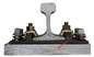 Бросая плита железнодорожного пути плеча рельса плиты связи рельса применимая рельса UIC54, UIC60, 50kg рельса, 60kg рельс, S49