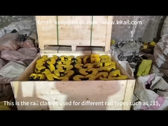 Сцепление железной дороги с пандролом, кованые изоляционные сцепления